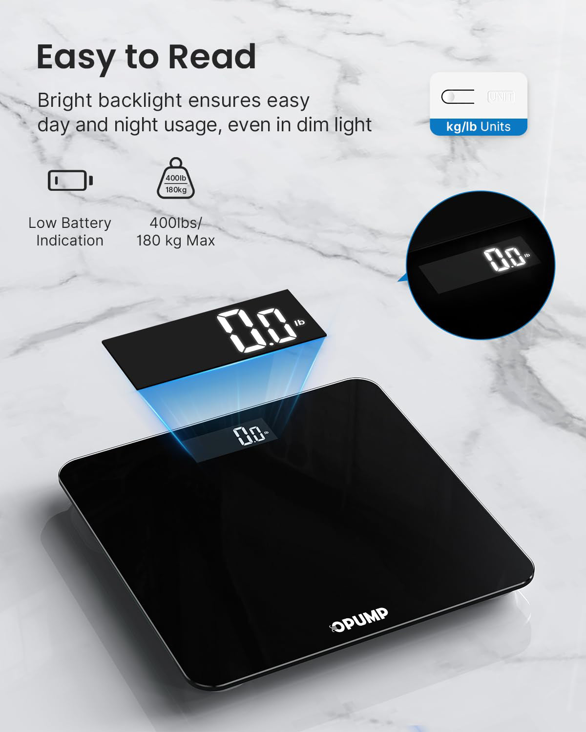 opump bathroom scale