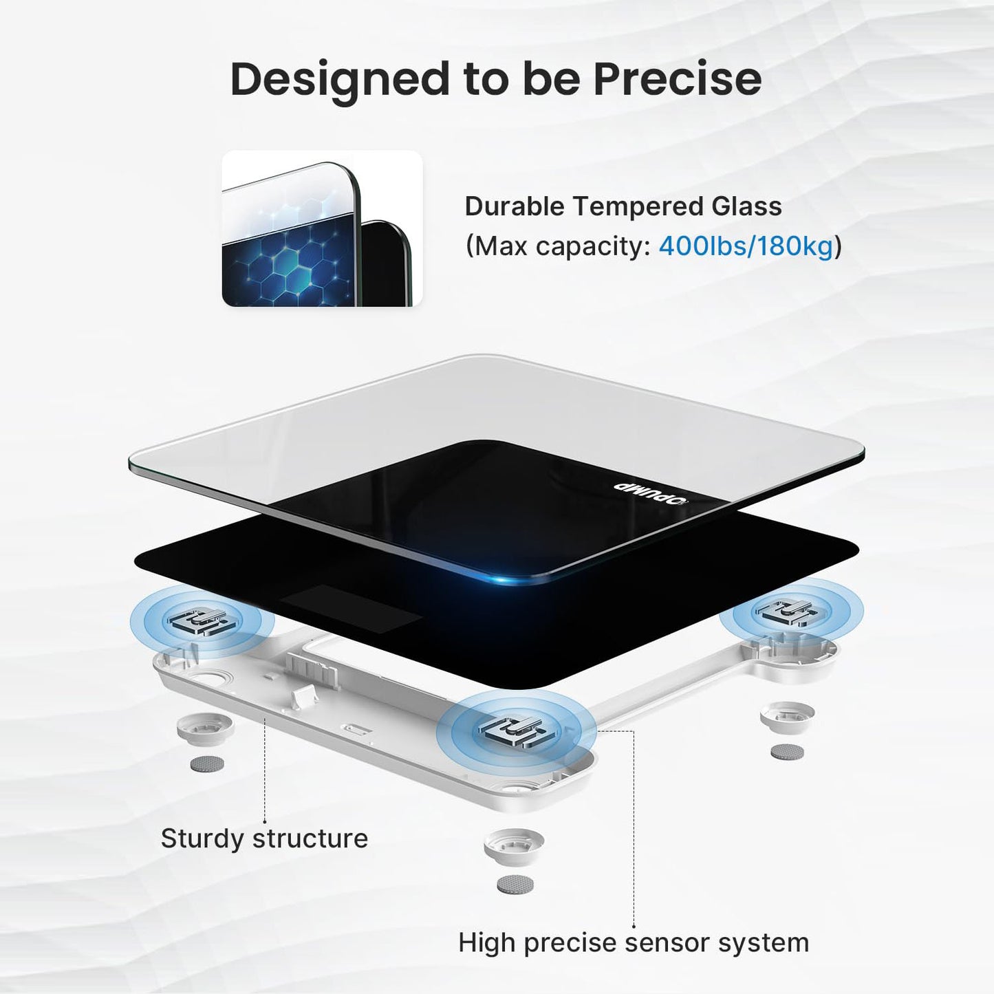 OPUMP Digital Bathroom Scale