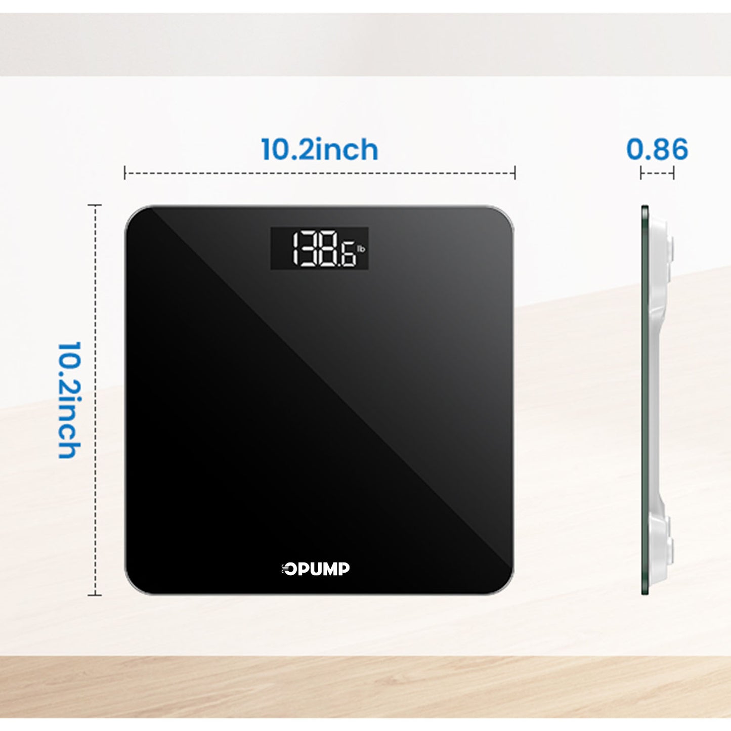 OPUMP Digital Bathroom Scale