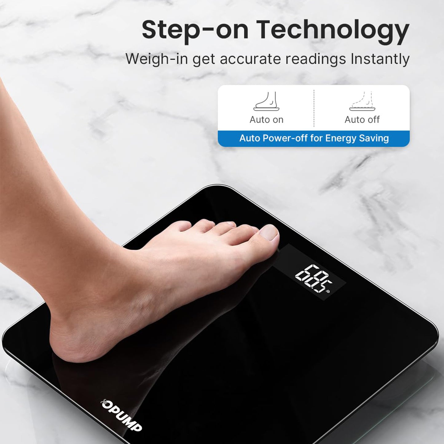 OPUMP Digital Bathroom Scale